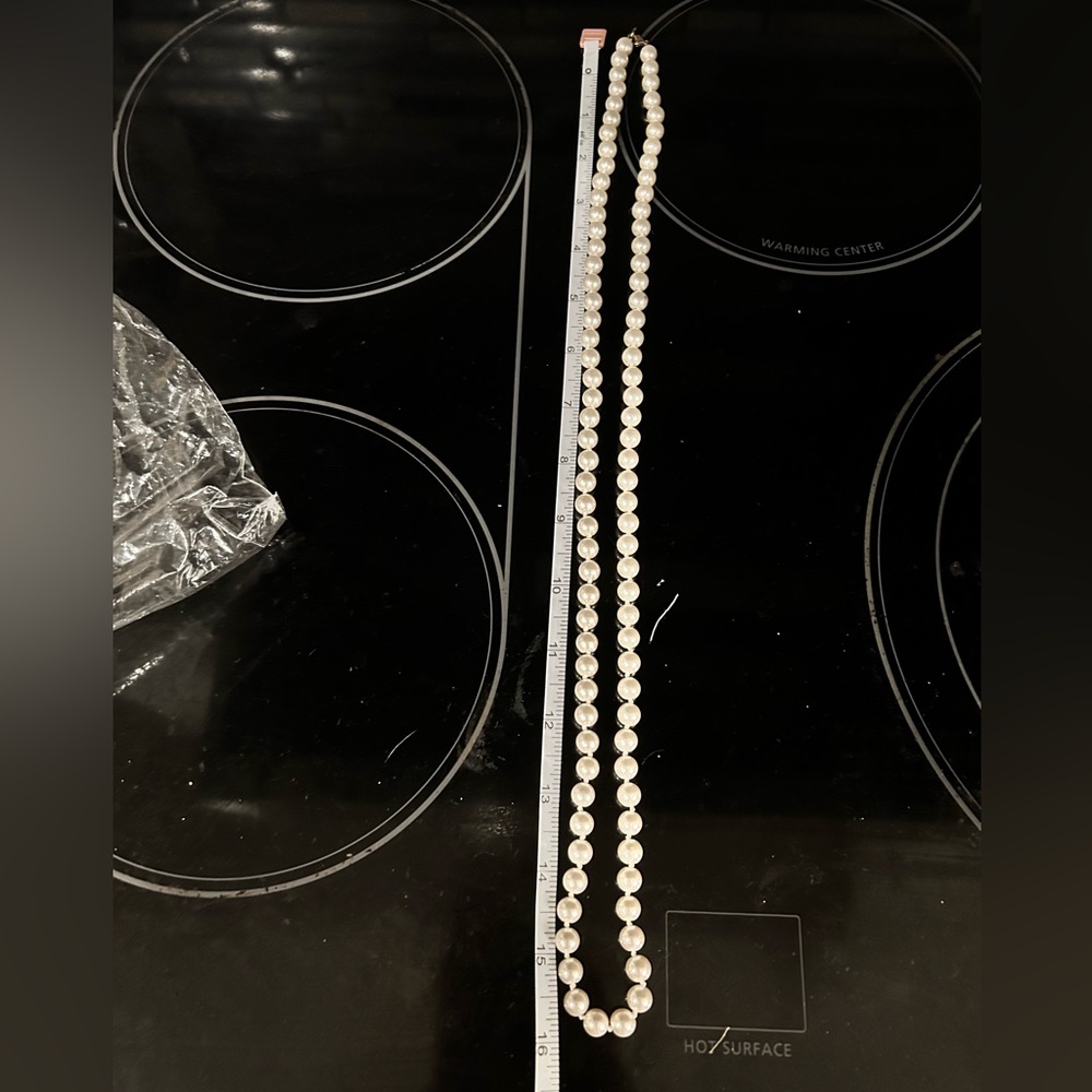 Freshwater Pearl- 16” - Necklace - Gold Colour Lobster Clasp